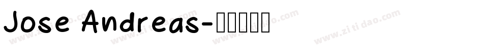 Jose Andreas字体转换